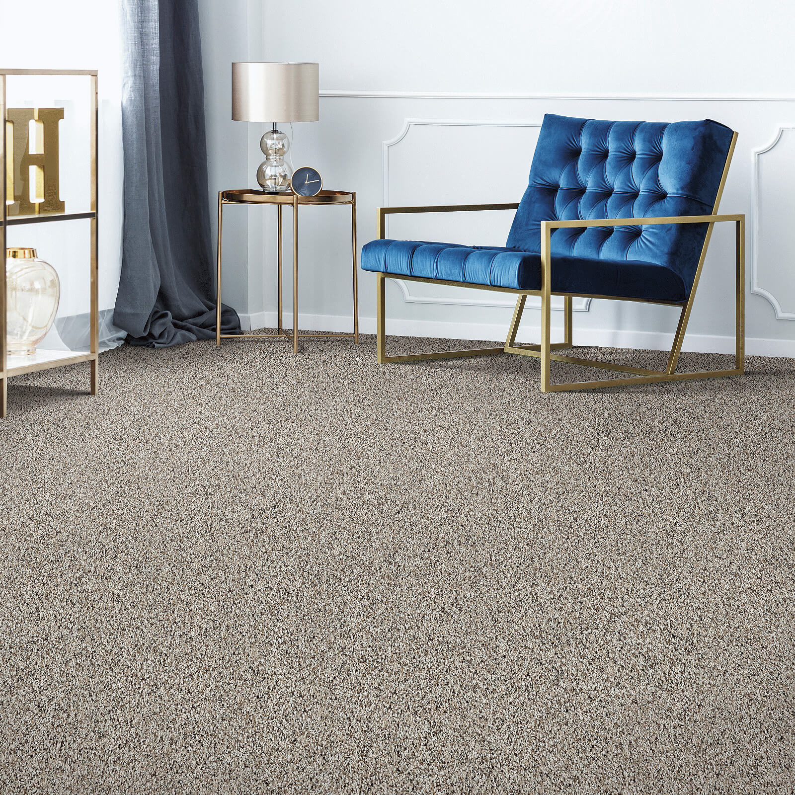 Living room carpet flooring | Key Carpet Corporation