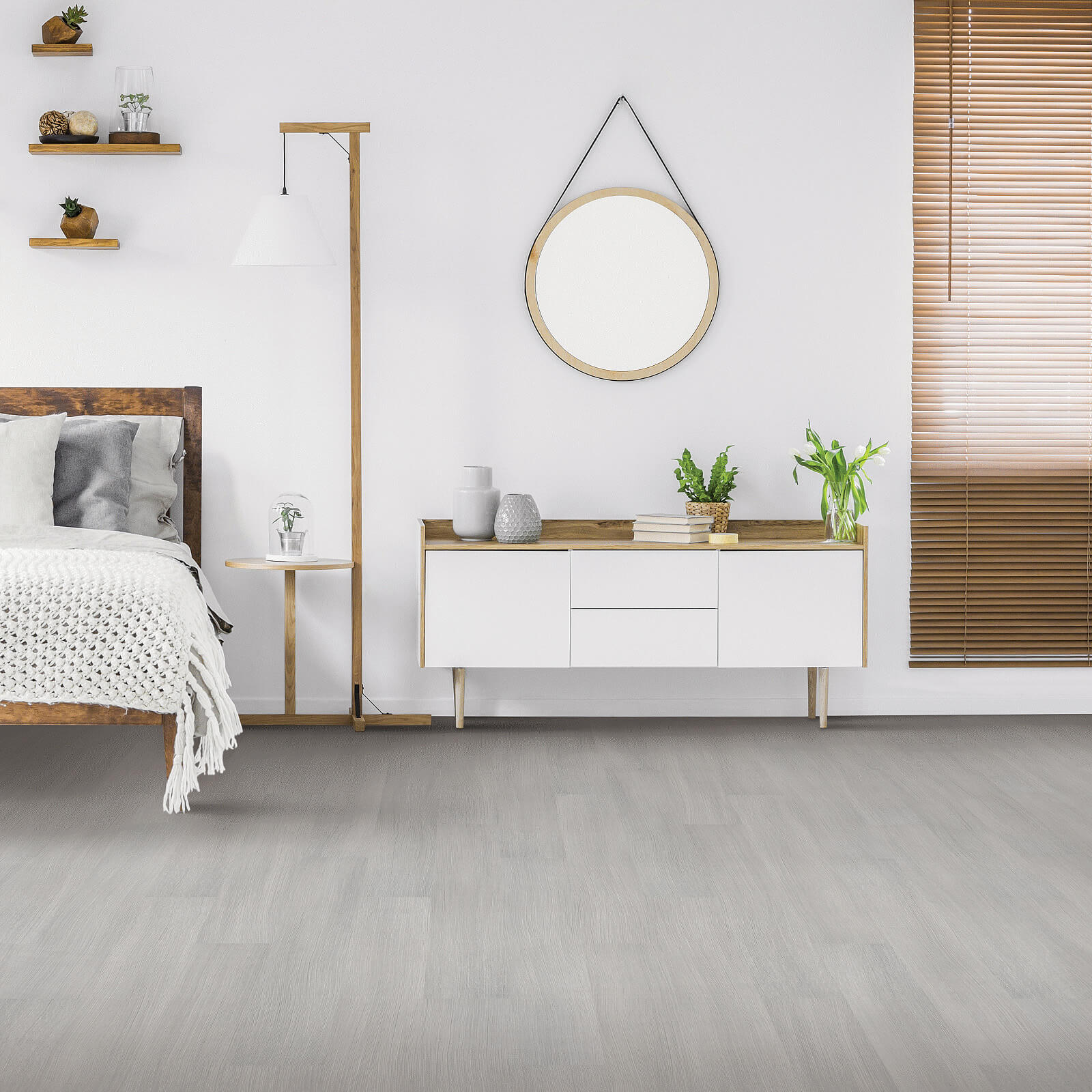 Bedroom vinyl flooring | Key Carpet Corporation