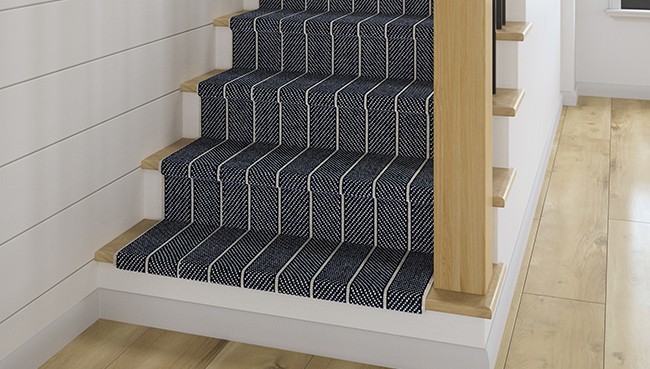 Stairway carpet runner | Key Carpet Corporation