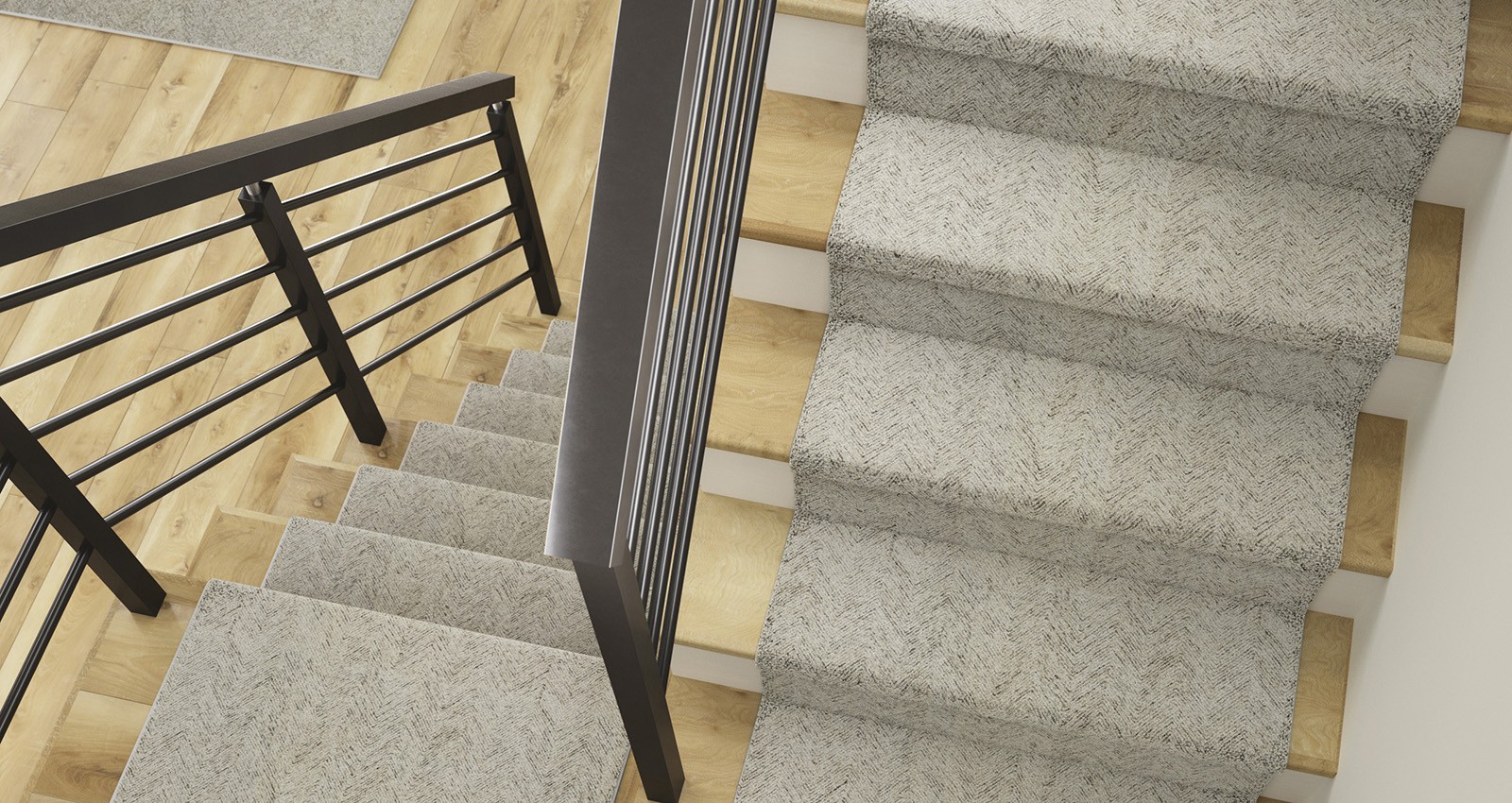 Stairway carpet runner | Key Carpet Corporation